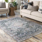 Walford Traditional Moss Washable Area Rug