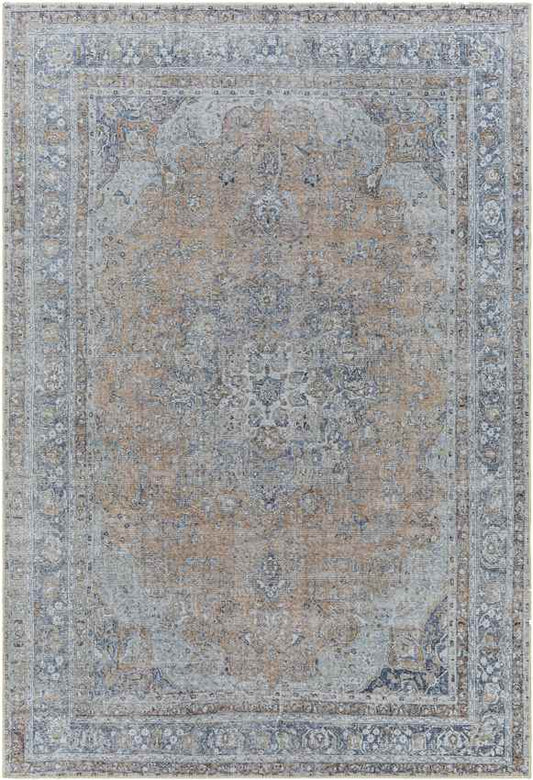 Westphalia Traditional Slate Washable Area Rug