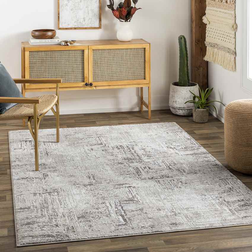 Grinnell Modern Taupe Area Rug