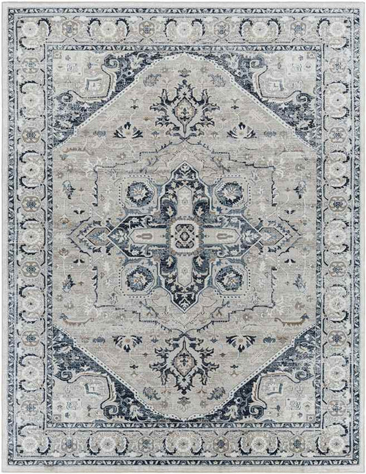 Griswold Traditional Navy Area Rug