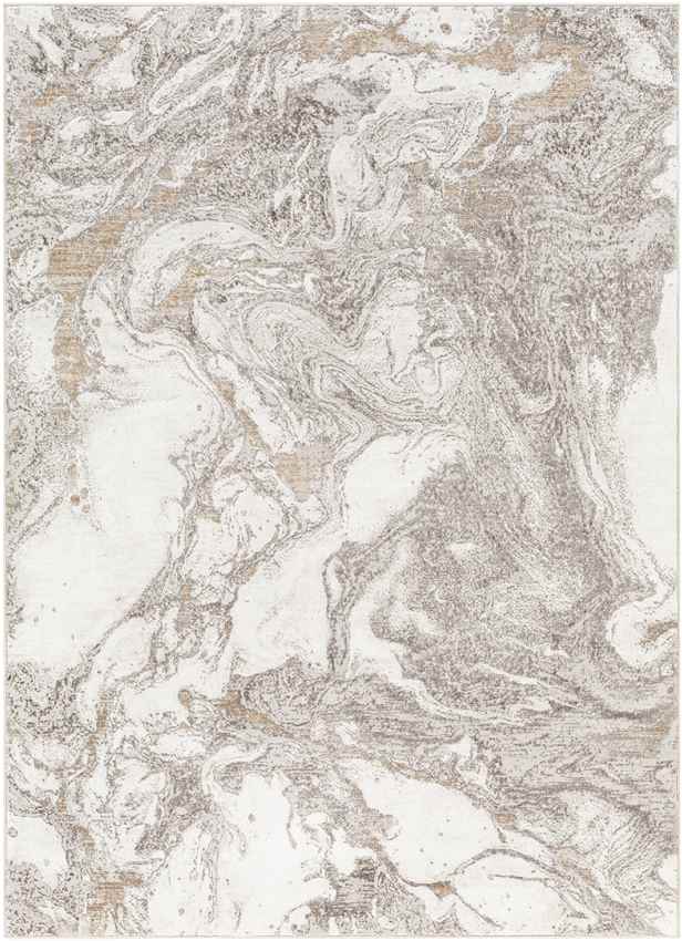 Gruver Modern Light Gray Area Rug