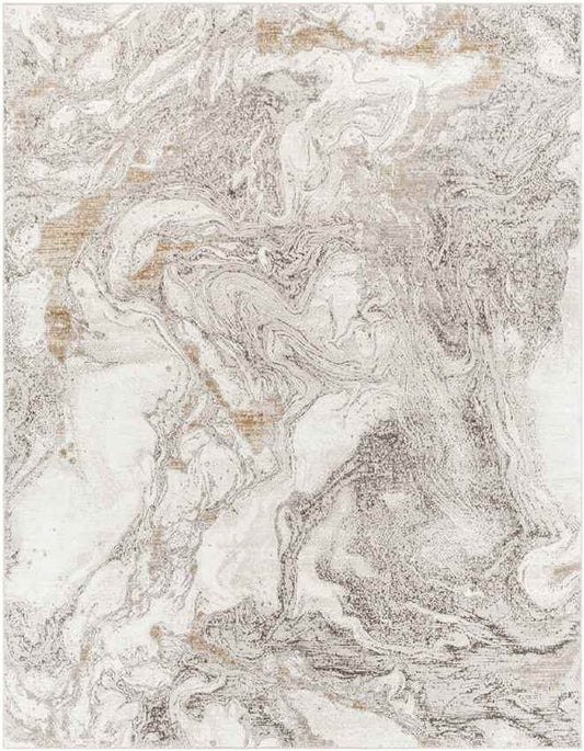 Gruver Modern Light Gray Area Rug