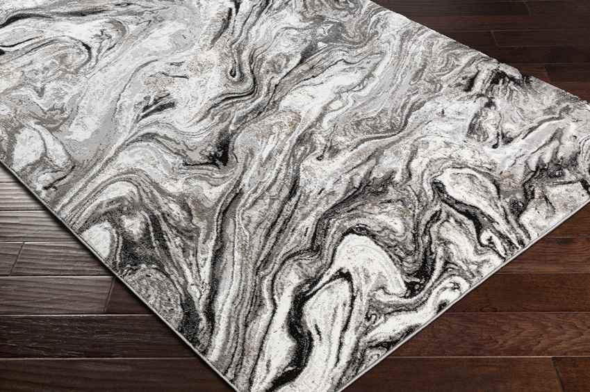 Halbur Modern Charcoal Area Rug