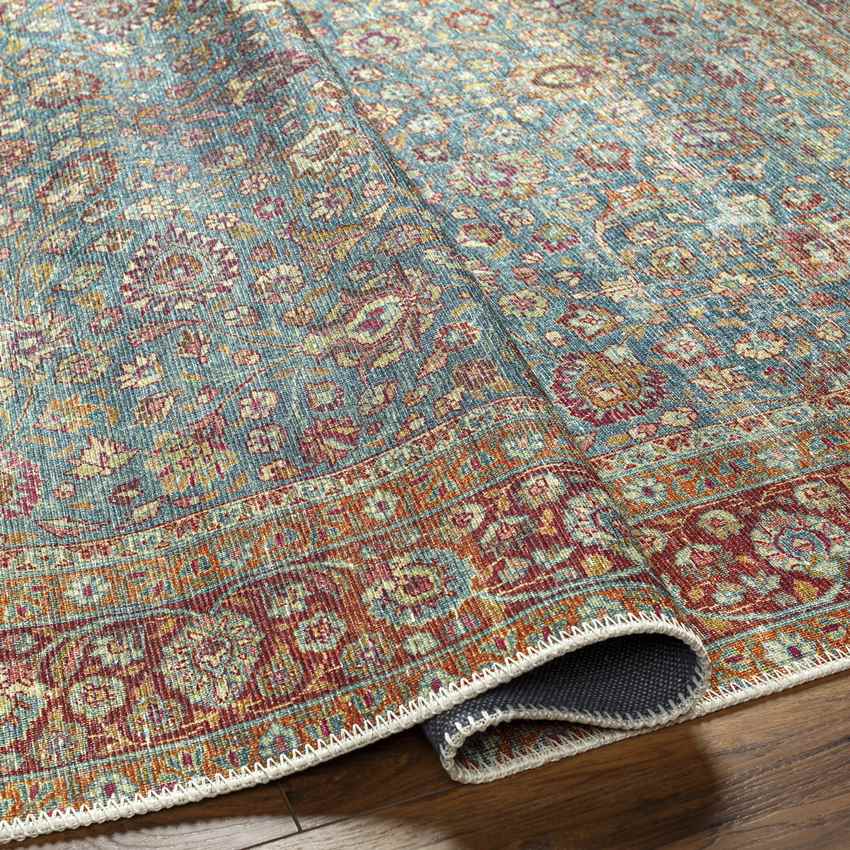 Agridaki Traditional Sage Washable Area Rug