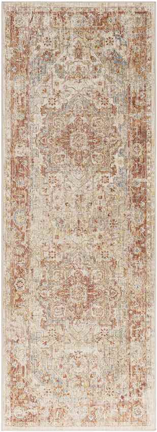 Harcourt Traditional Rust Area Rug