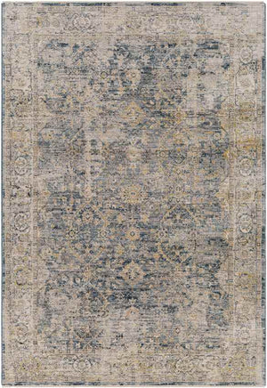 Harpers Ferry Traditional Dark Blue Area Rug
