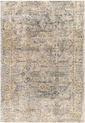 Harpers Ferry Traditional Denim Area Rug