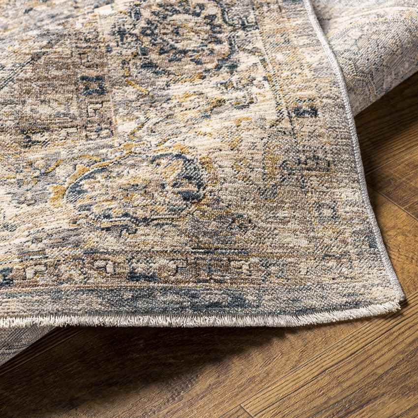 Harpers Ferry Traditional Denim Area Rug