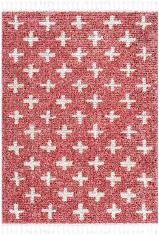 Koilani Global Bright Red Area Rug