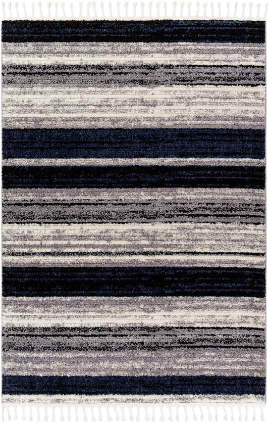 Vasilia Modern Black Area Rug