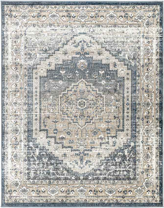 Lakota Traditional Dark Green Area Rug