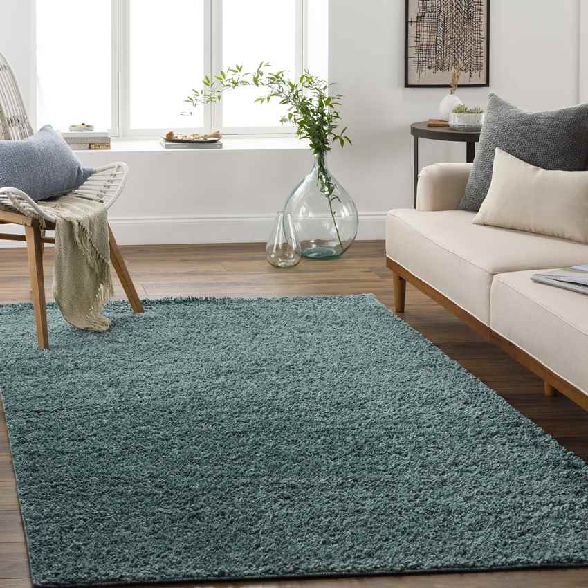 Vere Modern Dark Green Area Rug