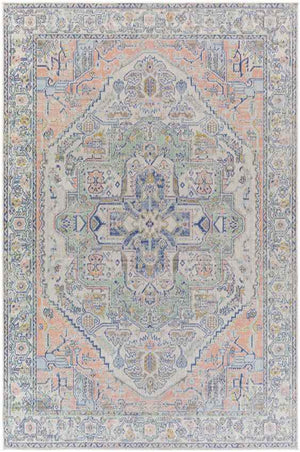 Paphos Traditional Coral Area Rug