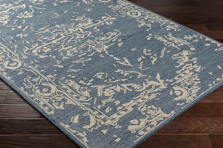 Melanarka Traditional Royal Blue Area Rug