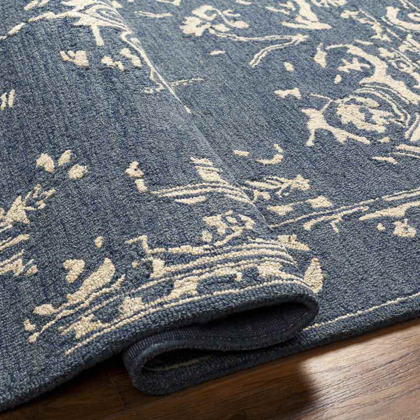 Melanarka Traditional Royal Blue Area Rug