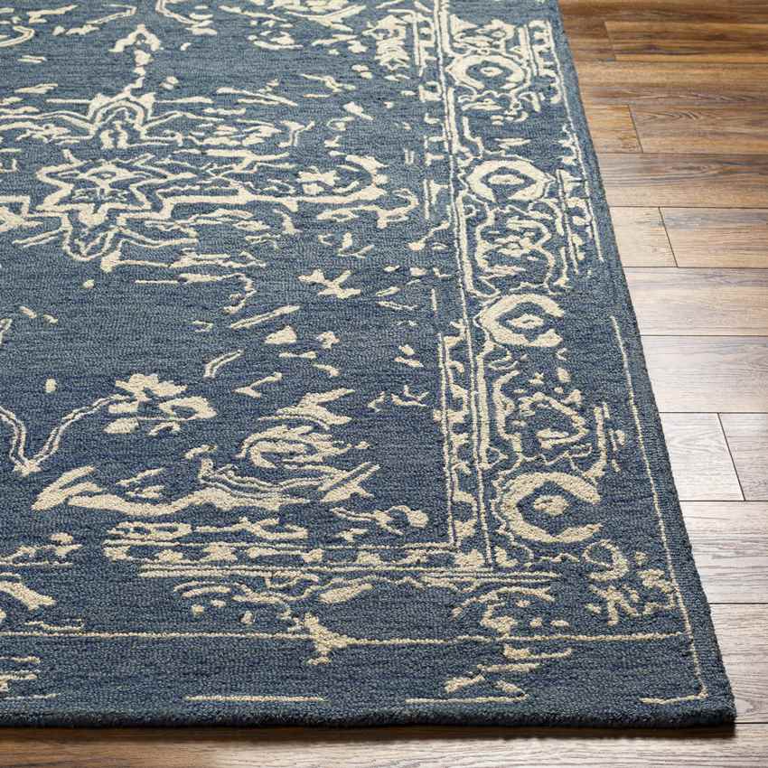 Melanarka Traditional Royal Blue Area Rug