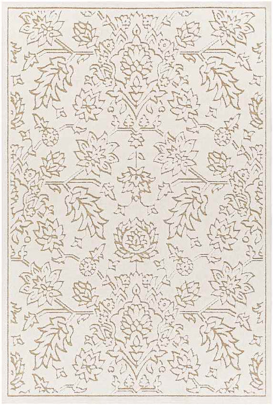 Melini Traditional Tan Area Rug