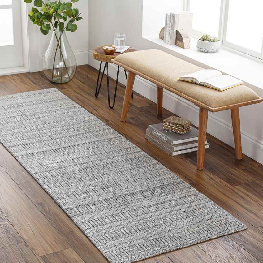 Nikitas Modern Charcoal Area Rug