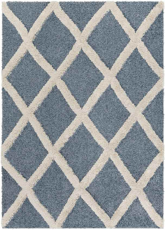 Trimithias Traditional Dark Teal Area Rug