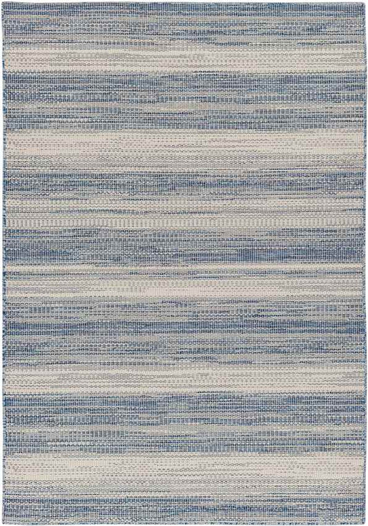 Kyrenia Modern Dark Blue Area Rug