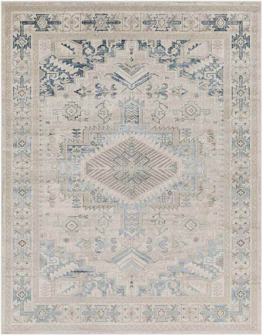 Pachna Traditional Beige Area Rug