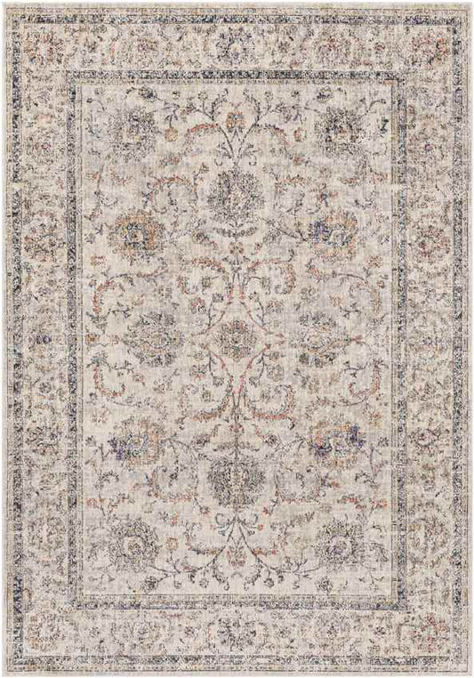 Vitsada Traditional Charcoal Area Rug