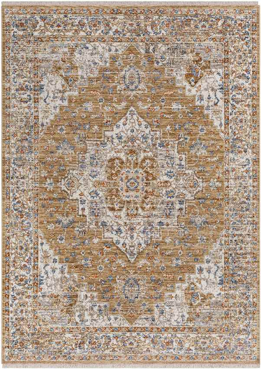 Hornick Traditional Orange Area Rug
