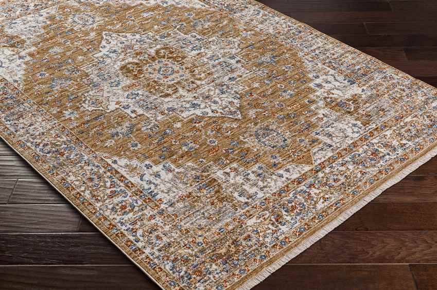 Hornick Traditional Orange Area Rug