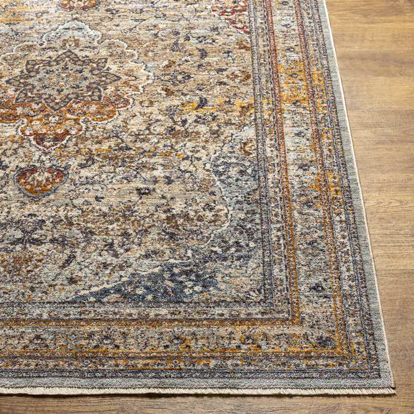 Imogene Traditional Mustard Area Rug