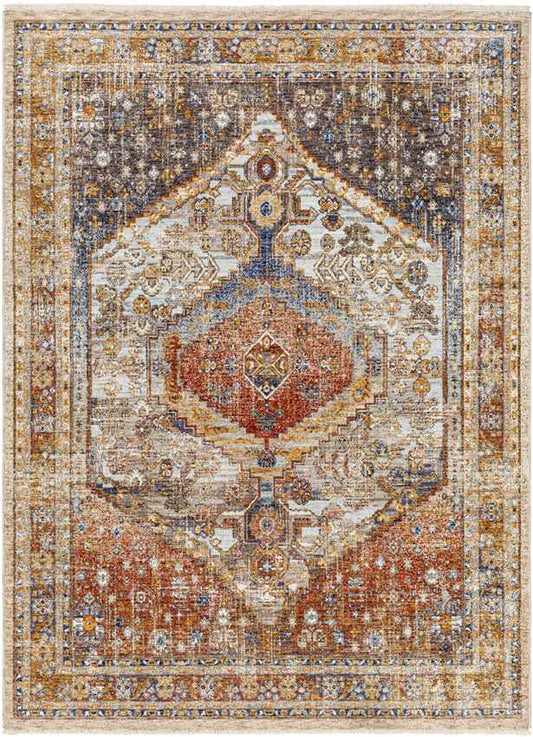 Inwood Traditional Garnet Area Rug
