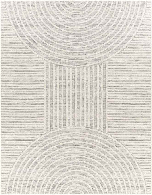 Kyra Modern Light Gray Area Rug