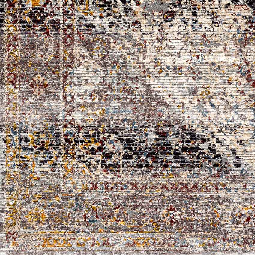 Gerolakkos Traditional Charcoal Area Rug