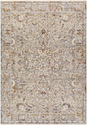 Kioneli Traditional Taupe Area Rug
