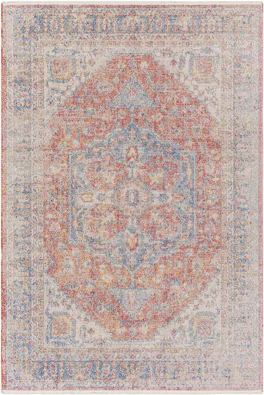 Millia Traditional Burnt Orange Area Rug