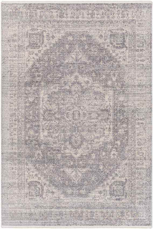 Millia Traditional Gray Area Rug