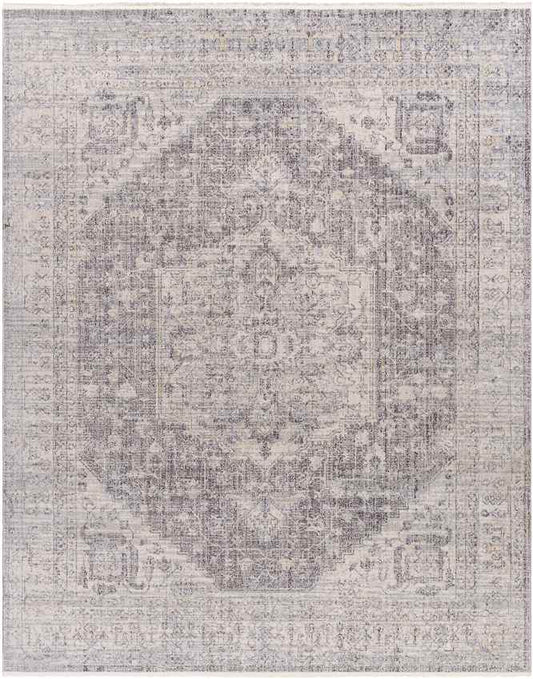 Millia Traditional Gray Area Rug