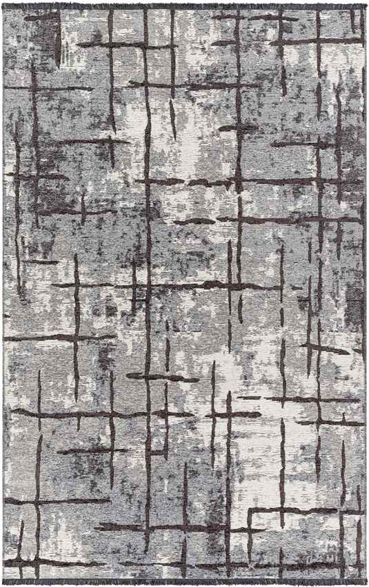 Sikhari Modern Charcoal Area Rug
