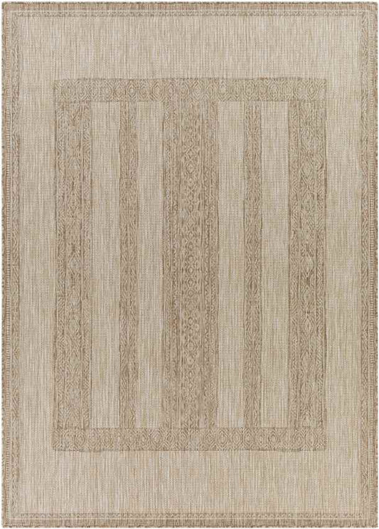 Iowa Falls Global Beige Area Rug