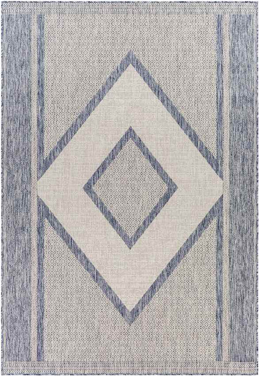 Keokuk Rustic Dark Blue Area Rug