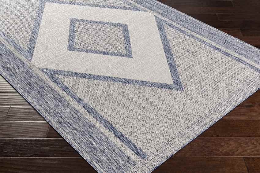 Keokuk Rustic Dark Blue Area Rug