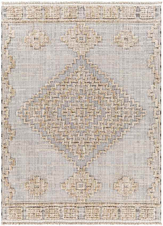 Liscomb Global Gray Area Rug