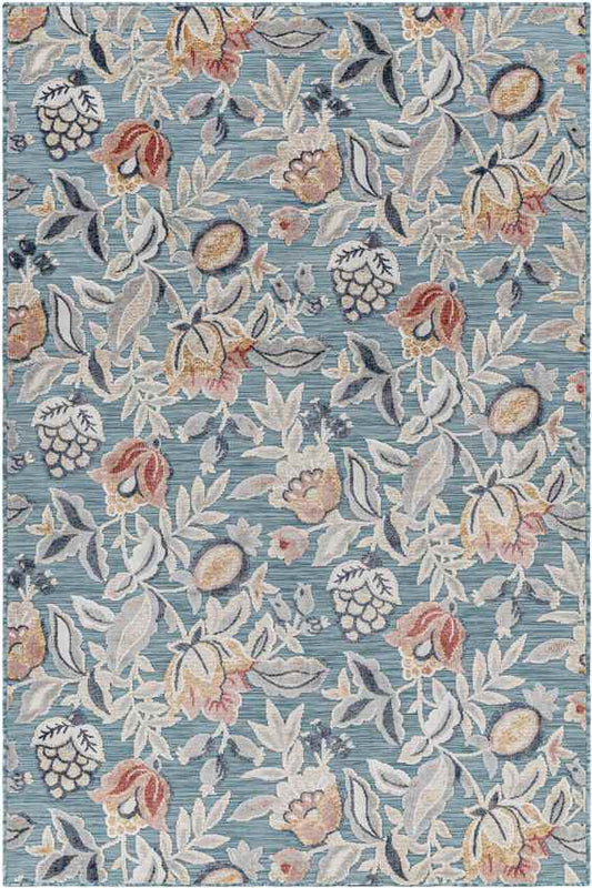 Damar Cottage Dark Teal Area Rug