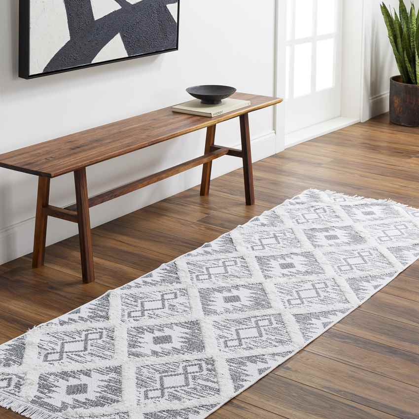 McKee Rustic Light Gray Area Rug