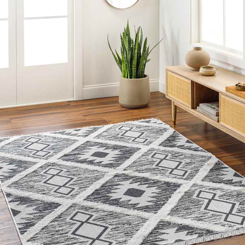 McKee Rustic Charcoal Area Rug
