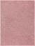 Richlawn Modern Coral Pink Washable Area Rug