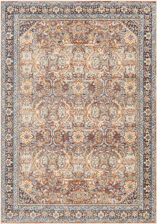 Robertson Traditional Burgundy Area Rug