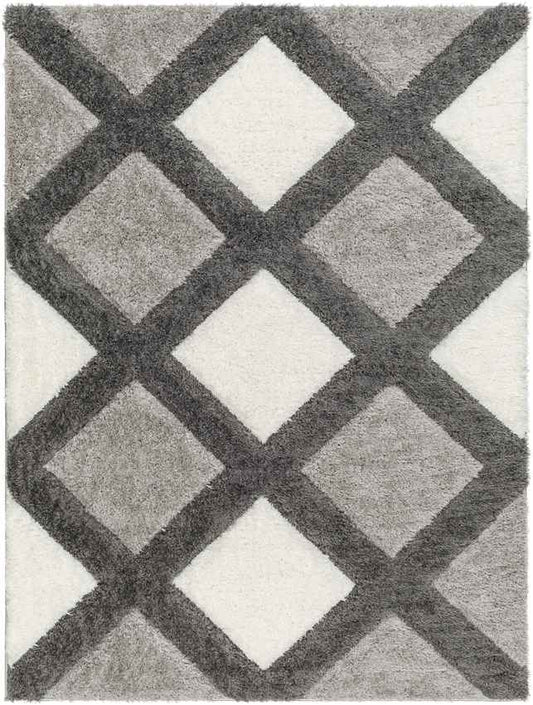 Ruthven Modern Ivory/Medium Gray Area Rug