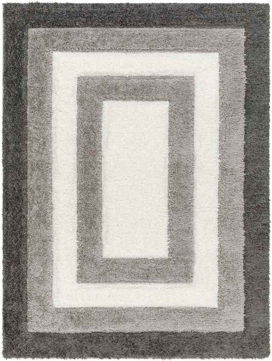 Sabetha Modern Cream/Light Gray Area Rug