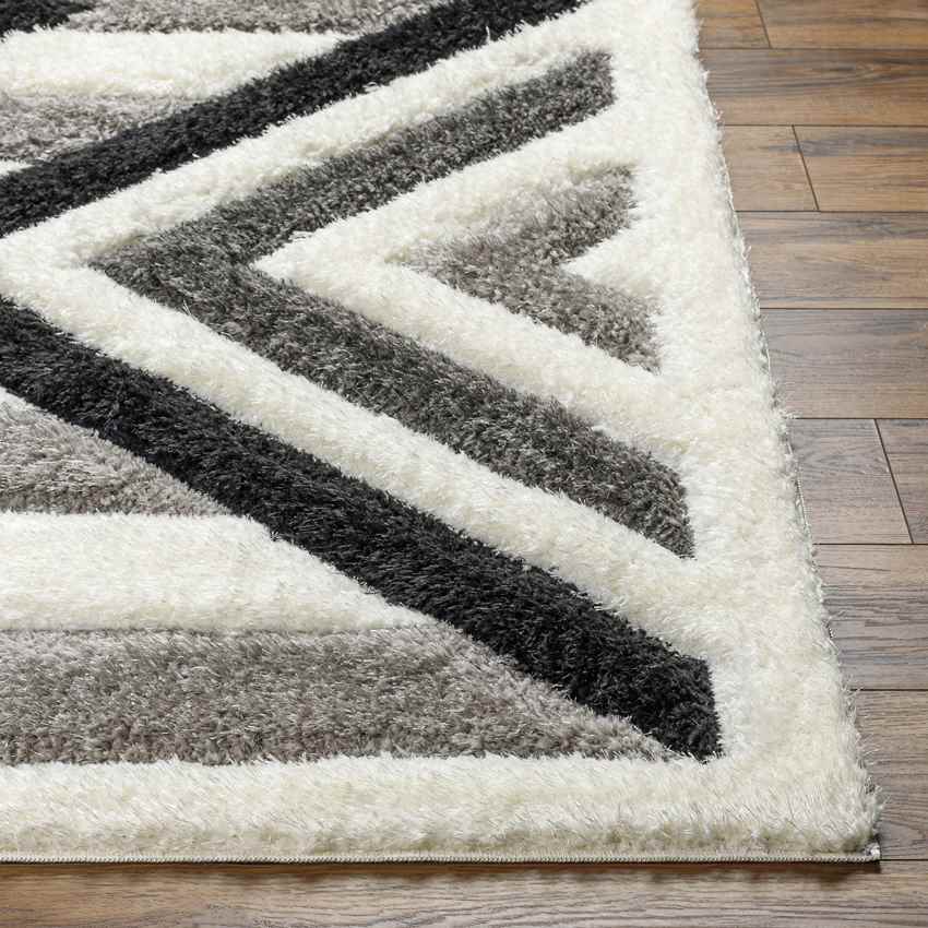 Scandia Modern Medium Gray/Black Area Rug