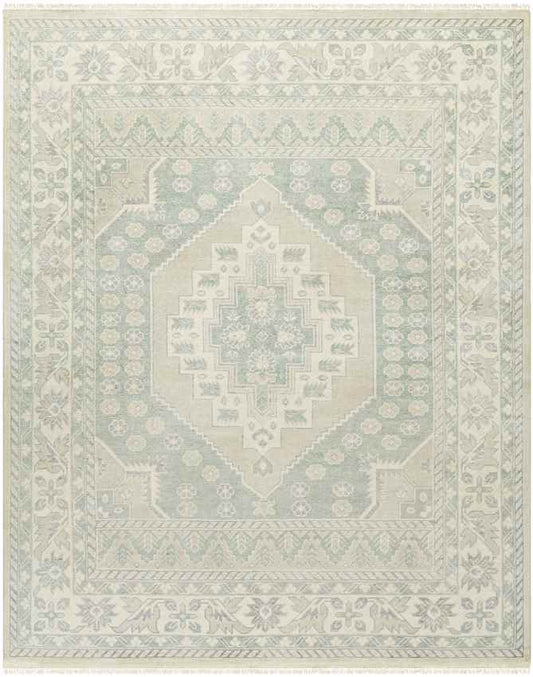 Hilton Bohemian/Global Olive/Light Beige Area Rug